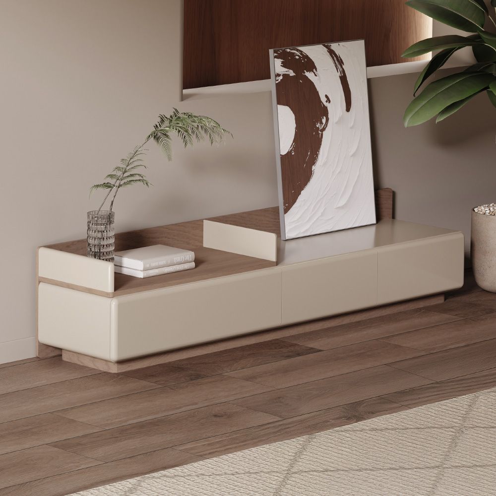 Japandi Modern Retractable TV Stand