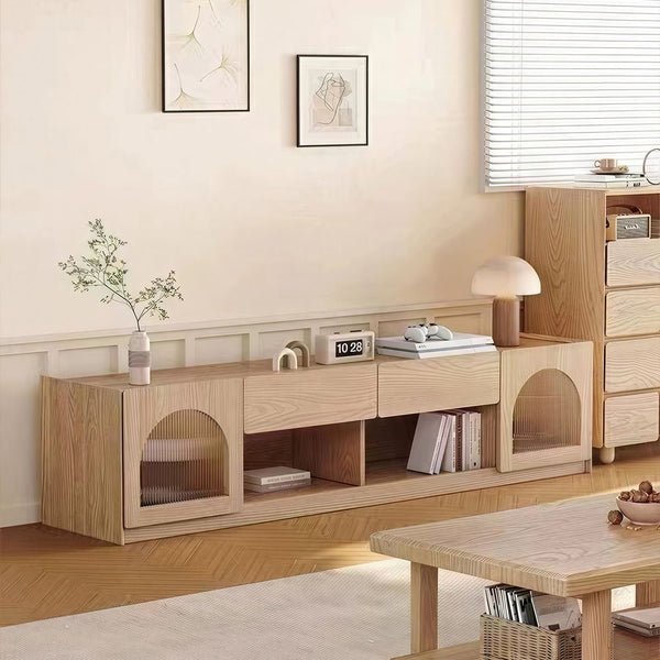 Japandi Arch Design TV Stand