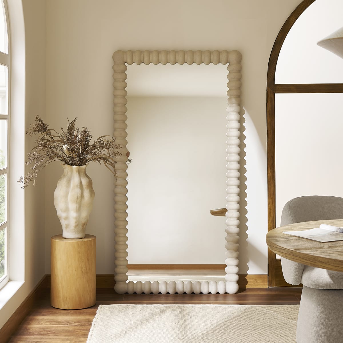 Japandi Full-Length Floor Mirror