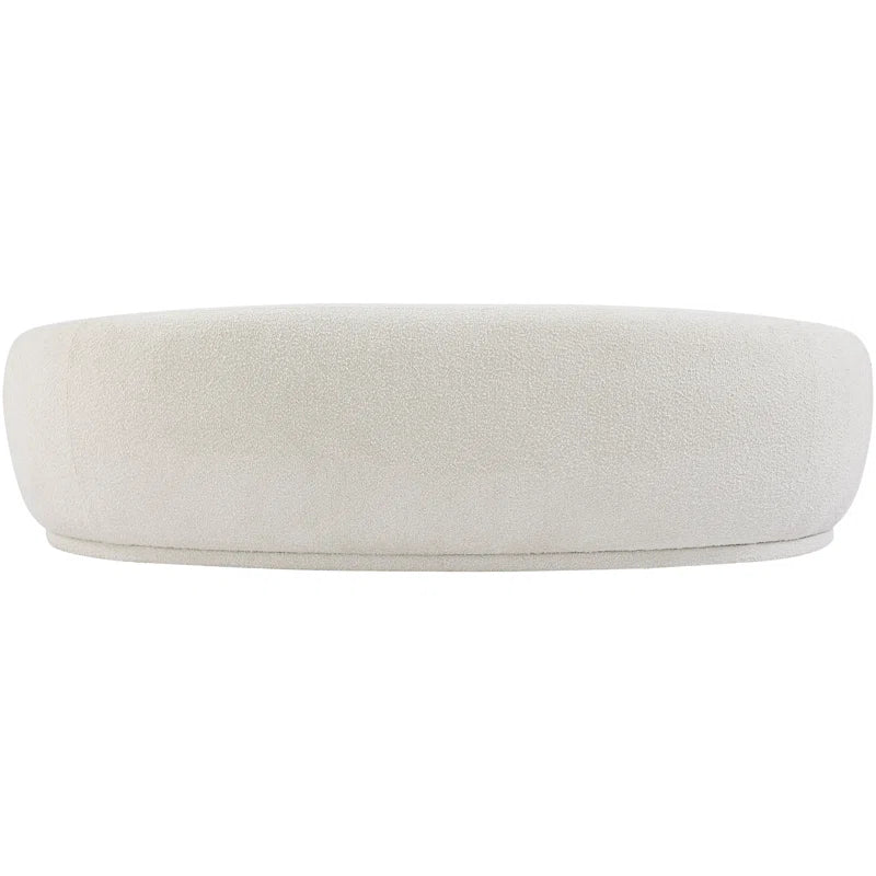 Rolled Arm Japandi Chesterfield Sofa in Velvet