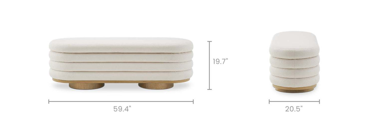 Freida storage bench photo 10