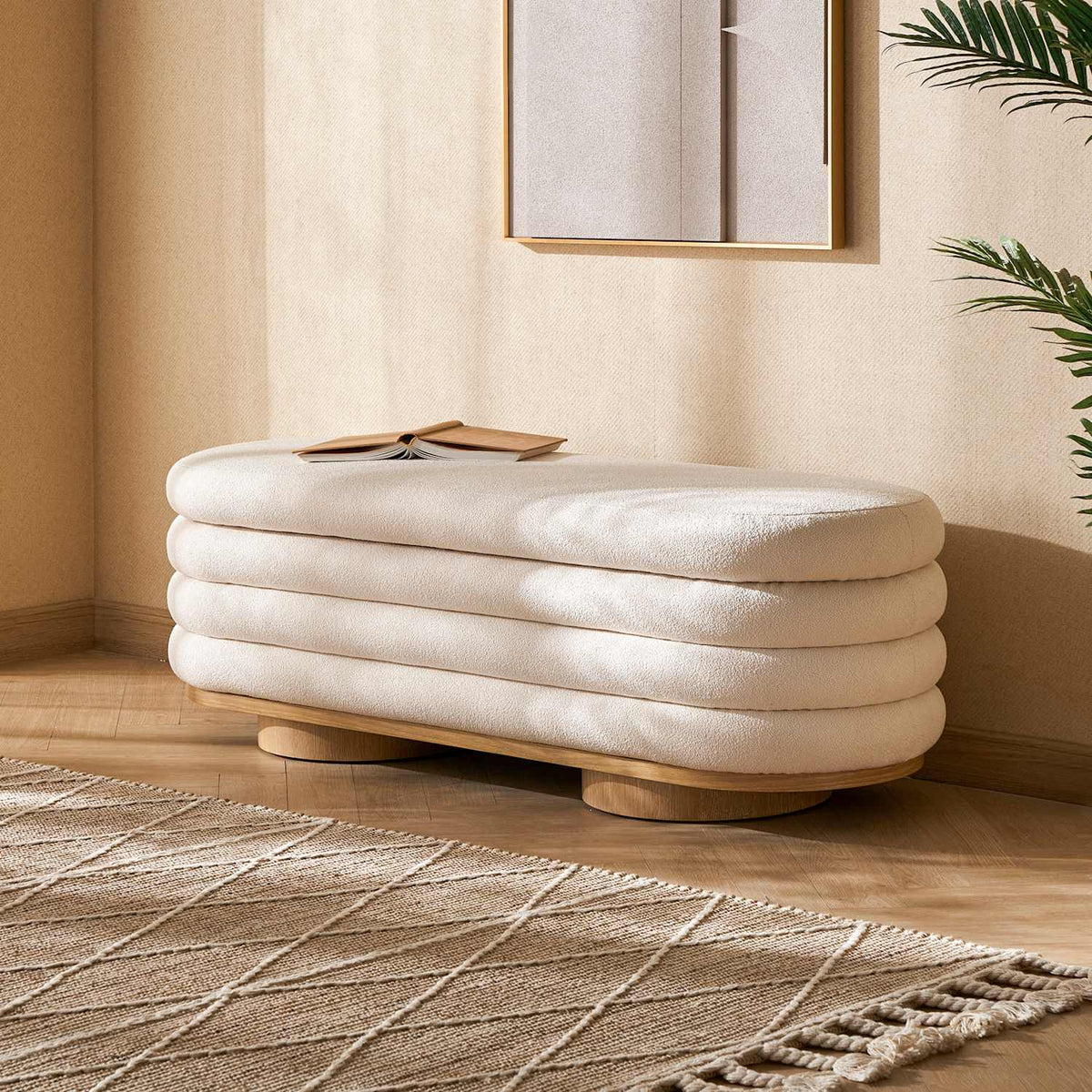 Freida storage bench photo 3