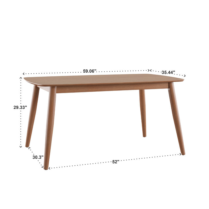 Japandi Wooden Dining Set