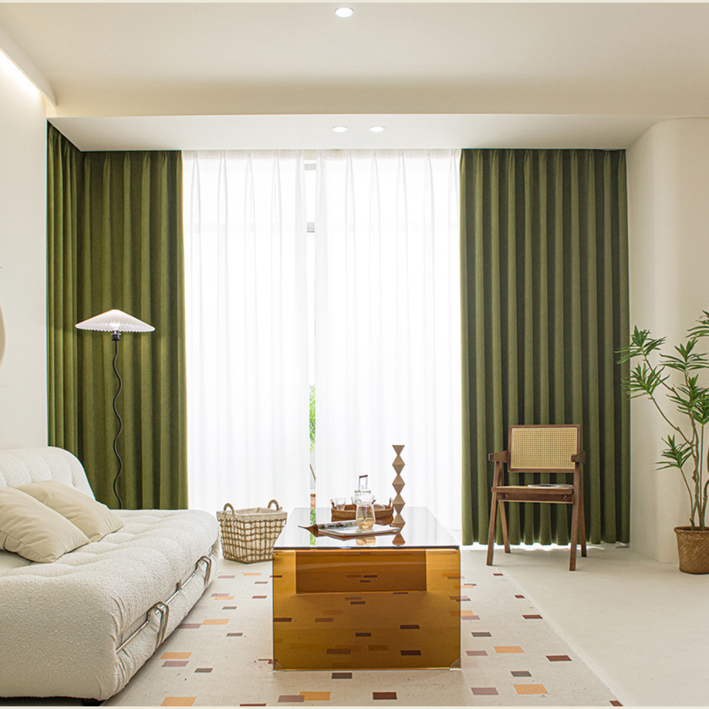 Green Japandi Curtain | Japandistore®