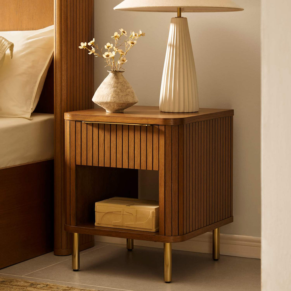 Harper nightstand in a room
