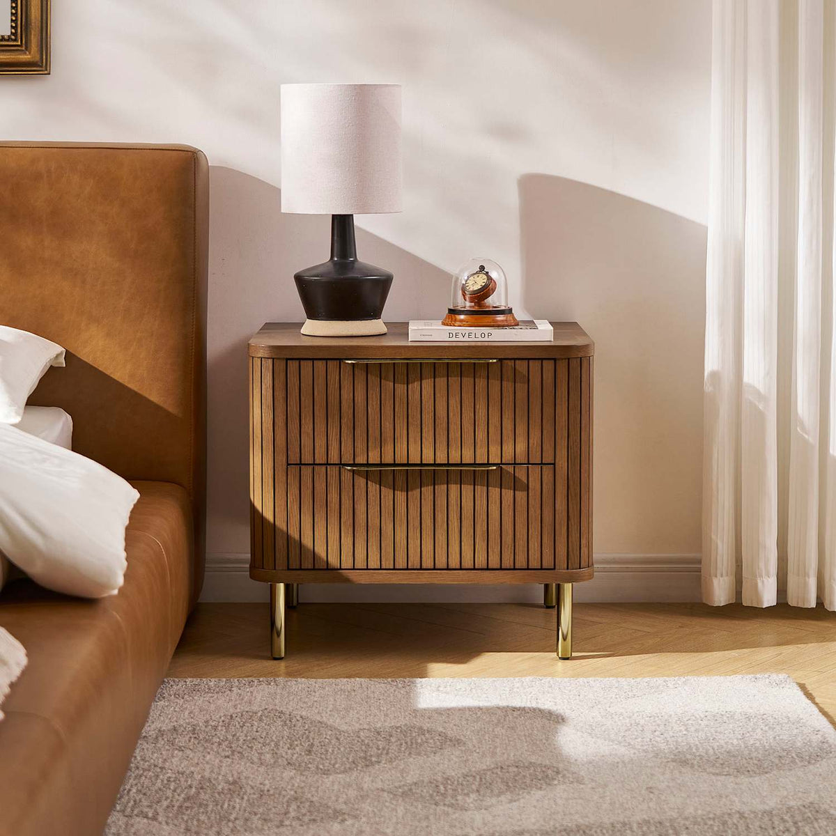 Harper nightstand in a room
