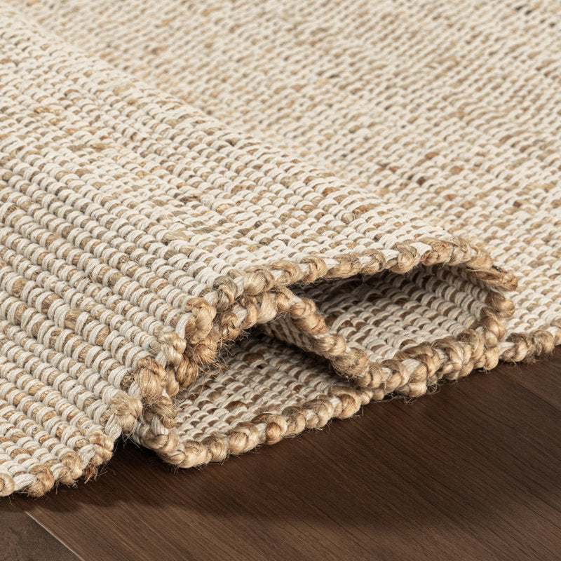 Japandi Jute and Cotton Rug - Helton – view 2