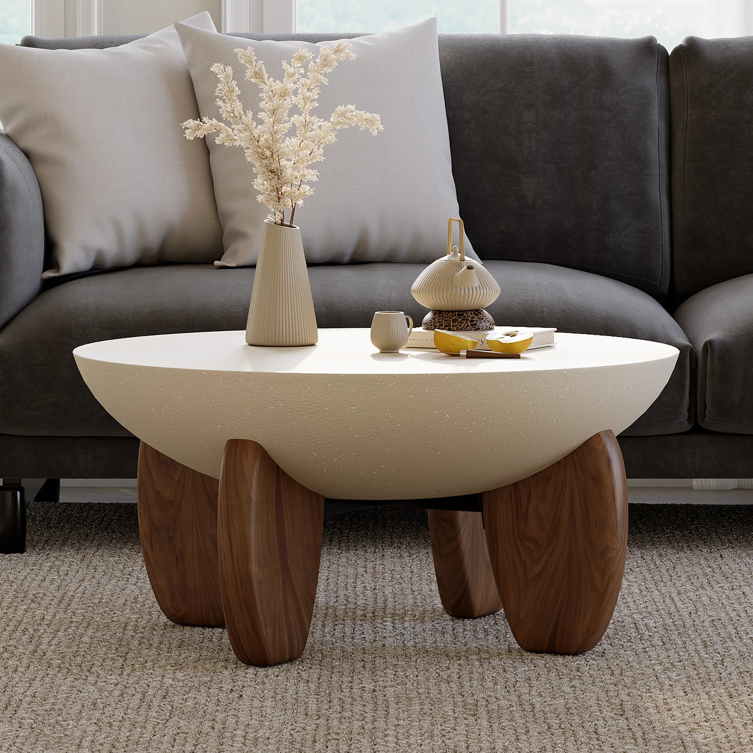 Small Japandi Coffee Table