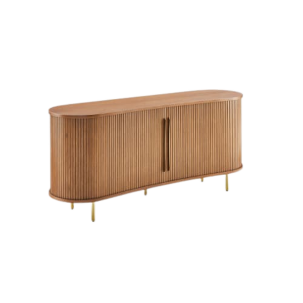 Japandi Oval Sideboard