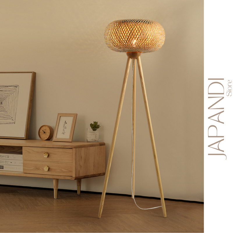 Japandi Bamboo Floor Lamp | Japandistore®