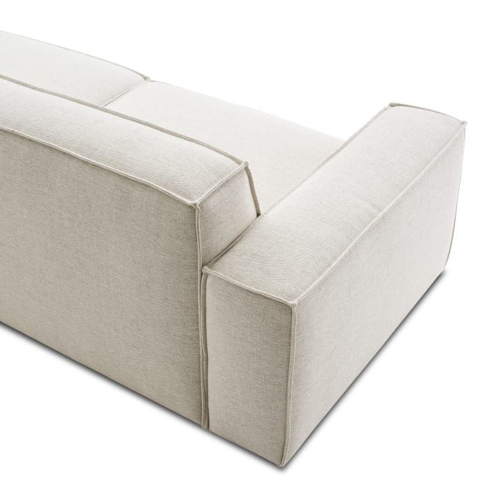 Japandi Sofa with Ottoman