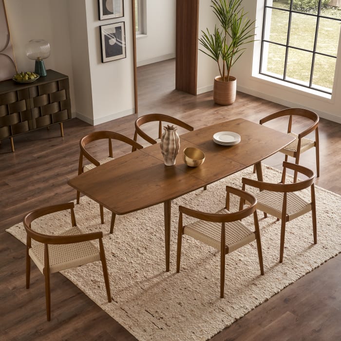 Japandi Brown Wood Table