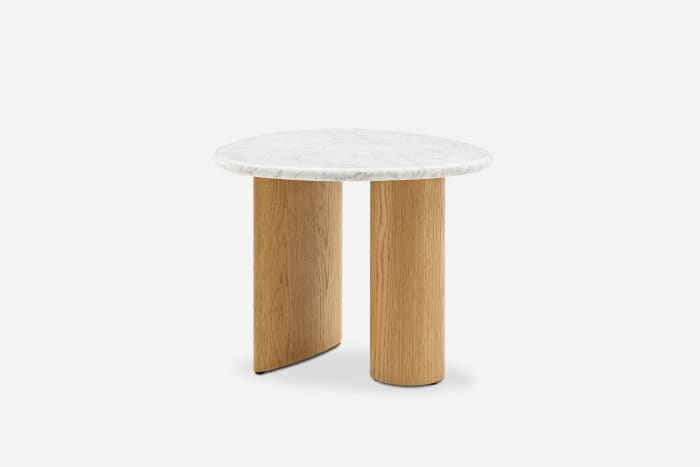 Japandi Marble Side Table