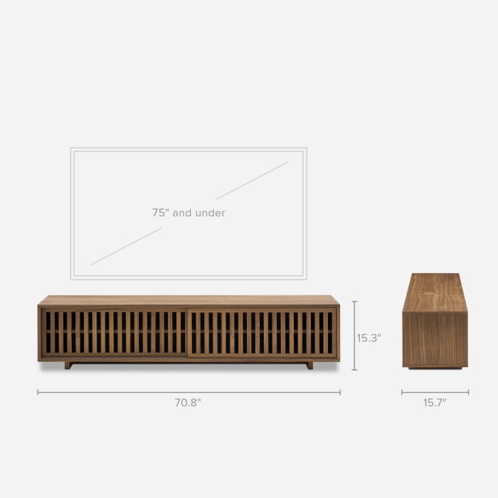 Japandi Small TV Stand