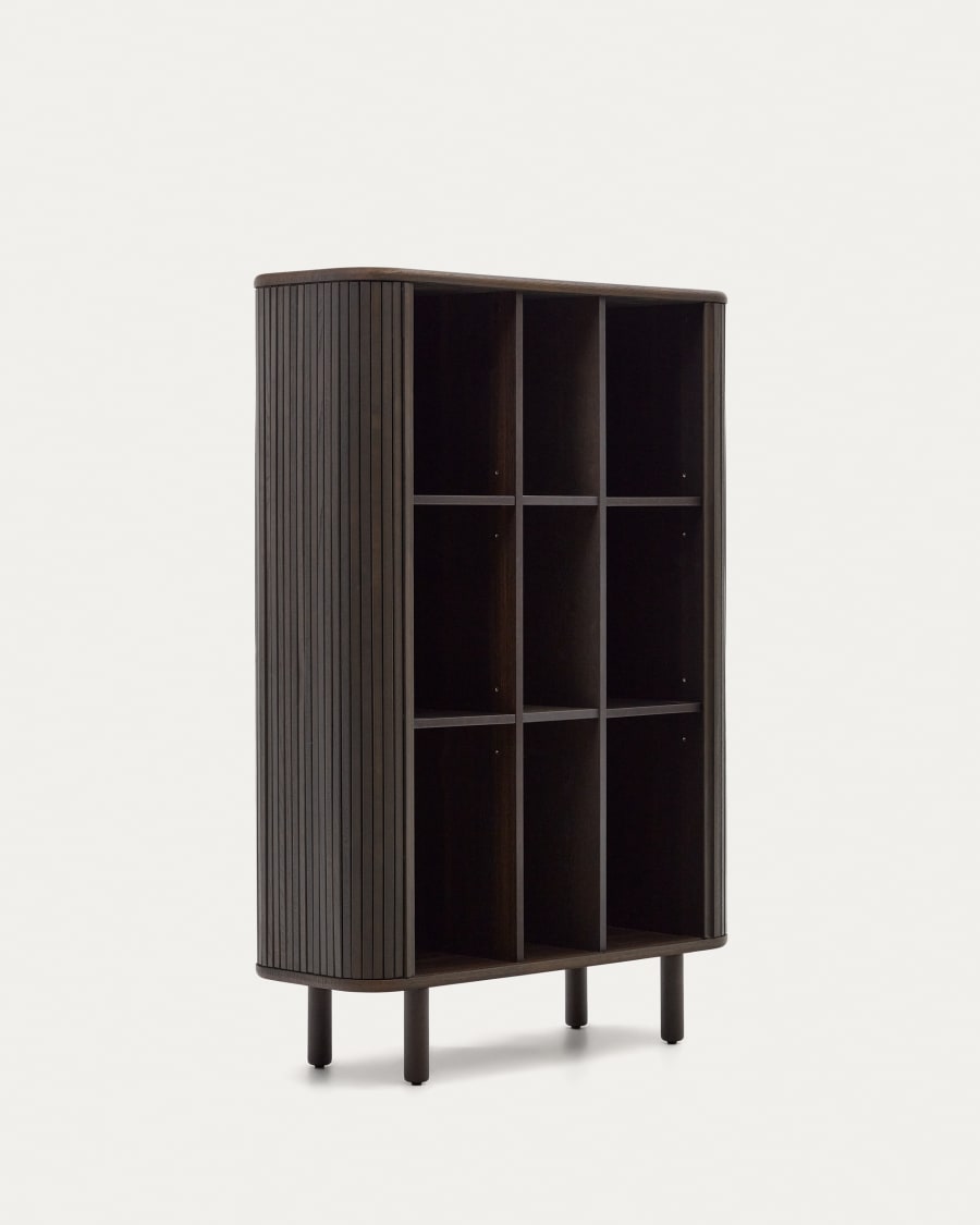 Japandi Black Wood Highboard