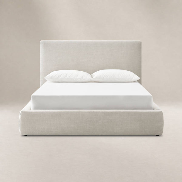 Japandi Low Upholstered Bed - Miyo