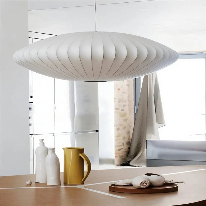 Japandi Floating Disc Pendant Light – Tawat