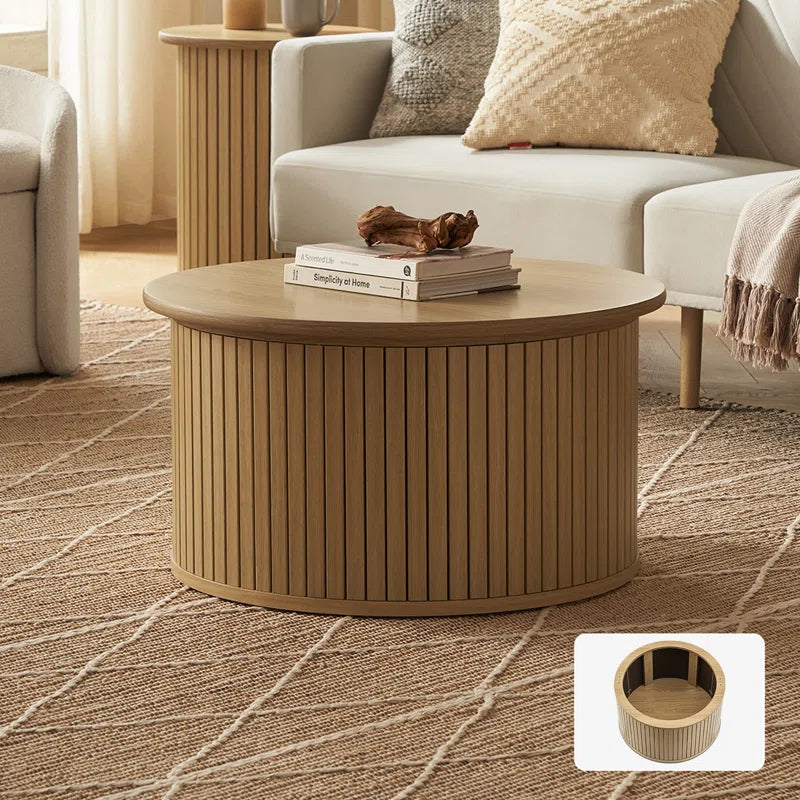 Modern Wood Coffee Table - Jaylond