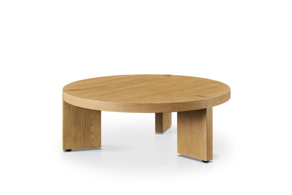 Japandi Round Oak Coffee Table - Mori