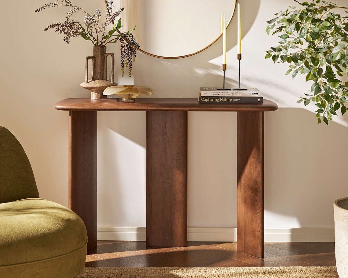 Nico console table in a room