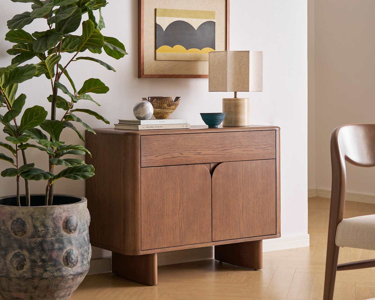 Nico entryway cabinet in a room