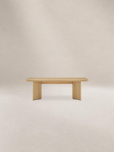 Japandi Natural Wood Bench - Posey