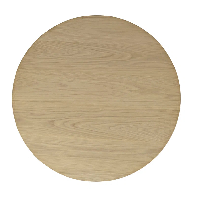 Japandi Fluted Pedestal Coffee Table - Auden