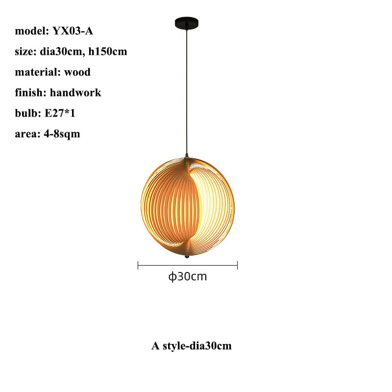 Wooden Japandi Pendant Light | Japandistore®