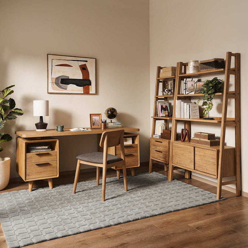 Japandi Acacia Executive Desk - Seb