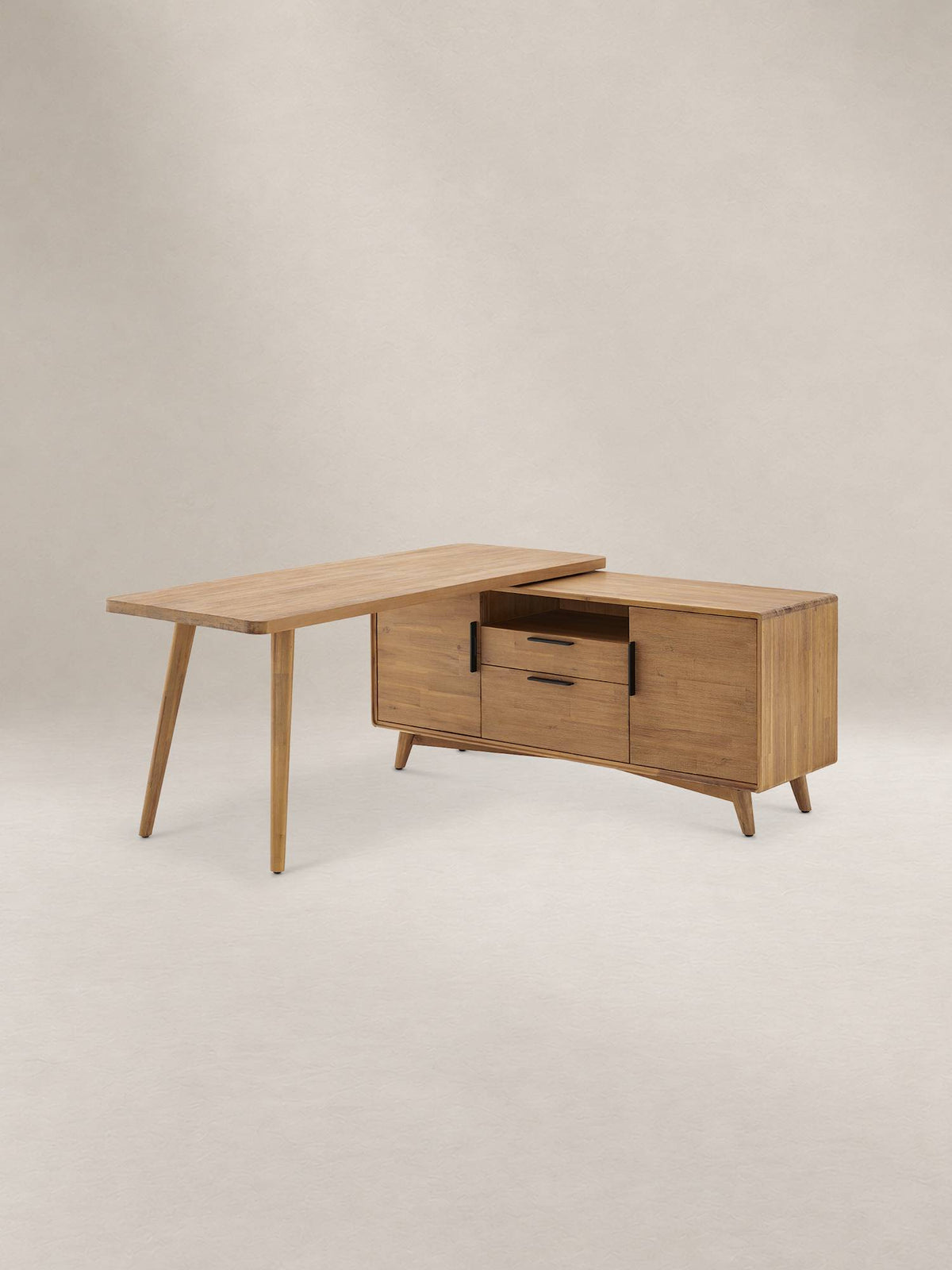 Seb L-shaped desk angle view