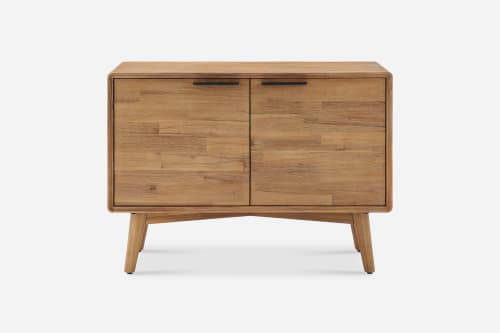 Japandi Small Wood Sideboard