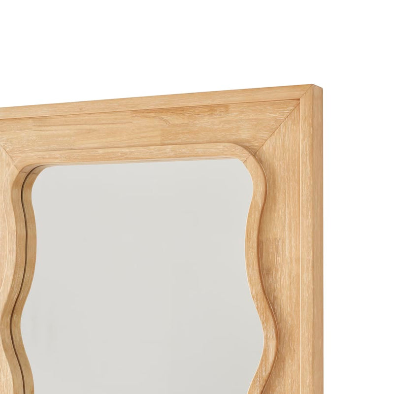 Japandi Large Wooden Mirror