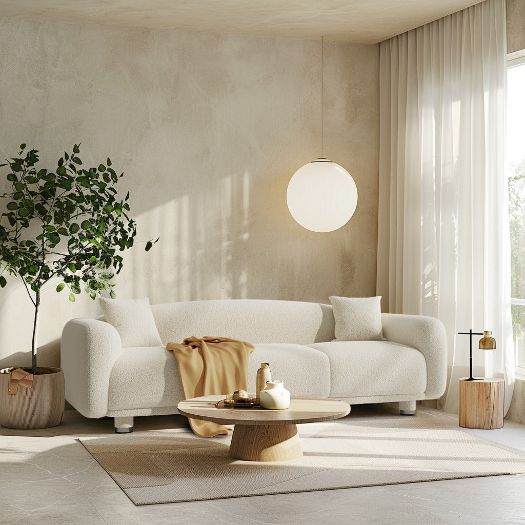 Japandi Upholstered Sofa