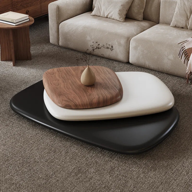 Swivel Modern Wood Coffee Table - Dusan