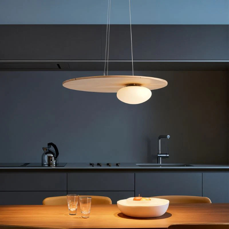 Japandi Organic Dome Pendant Light – Auma