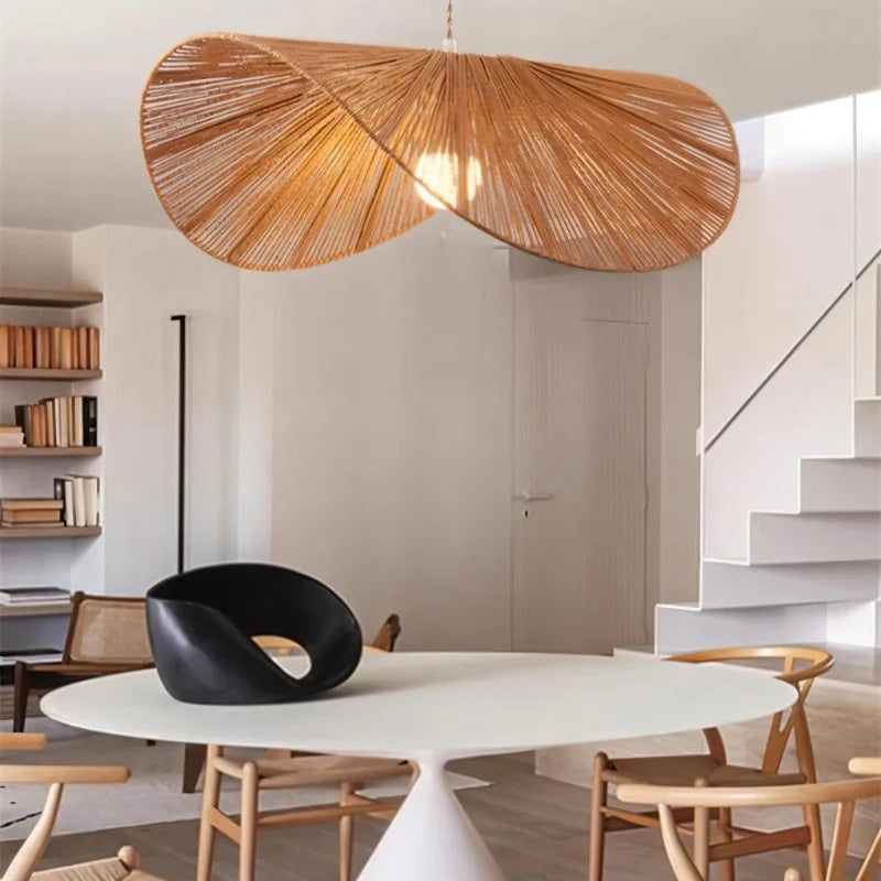 Japandi Curved Stone Pendant Light – Asalu
