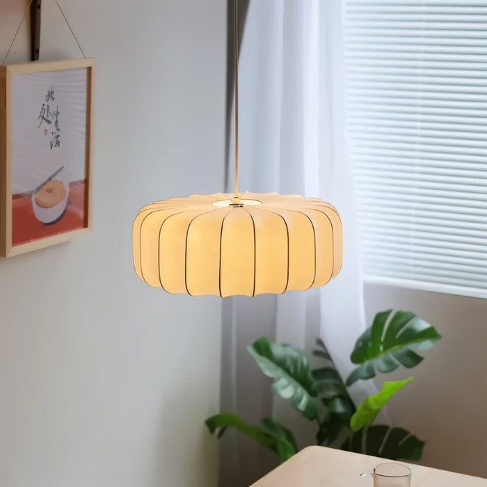 Japandi Textured Glass Pendant Light – Valma