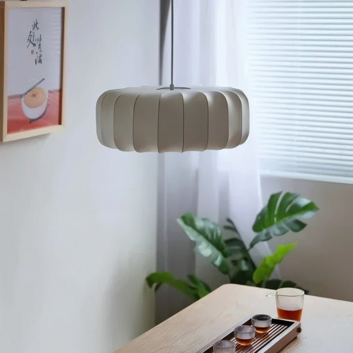 Japandi Textured Glass Pendant Light – Valma