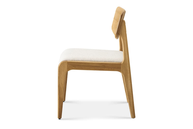 Japandi Oak Dining Chair, Set of 2 - Vincent