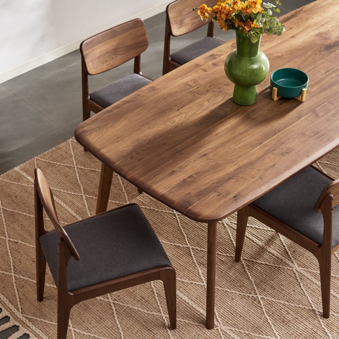 Japandi Wooden Dining Set