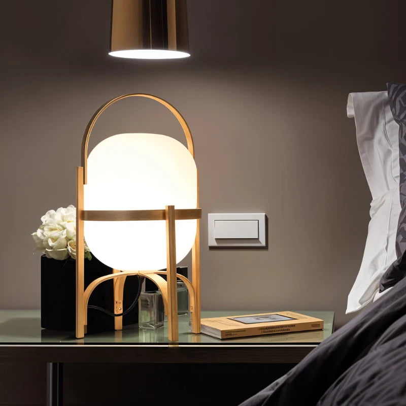 Japandi Dome-Shaped Ceramic Table Lamp – Mitsu