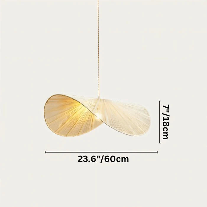 Japandi Curved Stone Pendant Light – Asalu