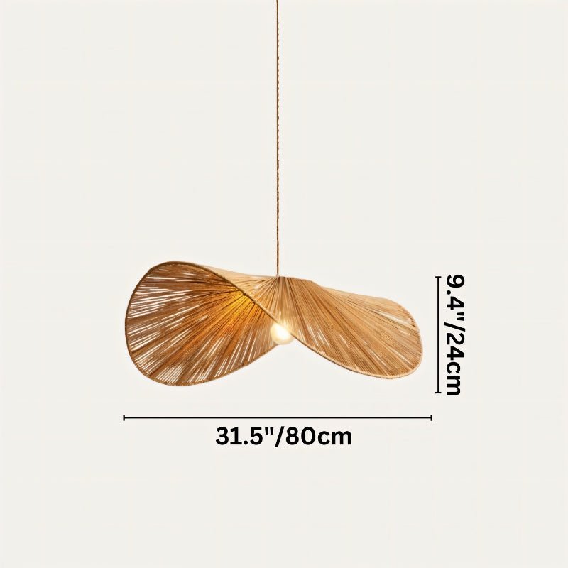 Japandi Curved Stone Pendant Light – Asalu