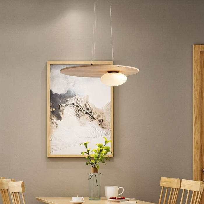 Japandi Organic Dome Pendant Light – Auma