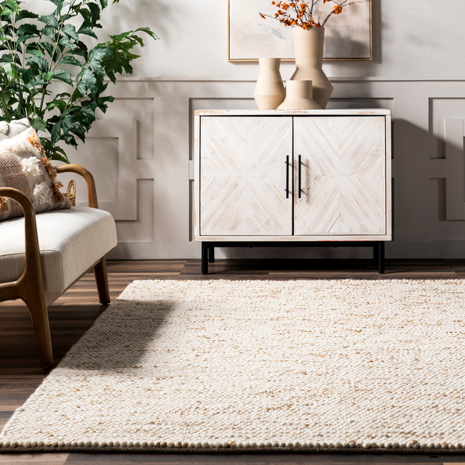 Japandi Popcorn Textured Rug