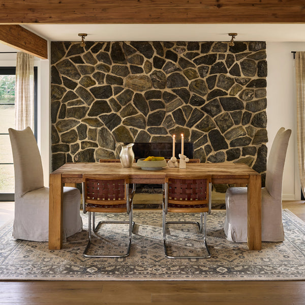 Japandi Wool & Cotton Flatweave Rug - Anastasia