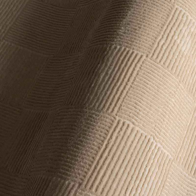 Japandi Washable Ribbed Checkered Rug - Minra
