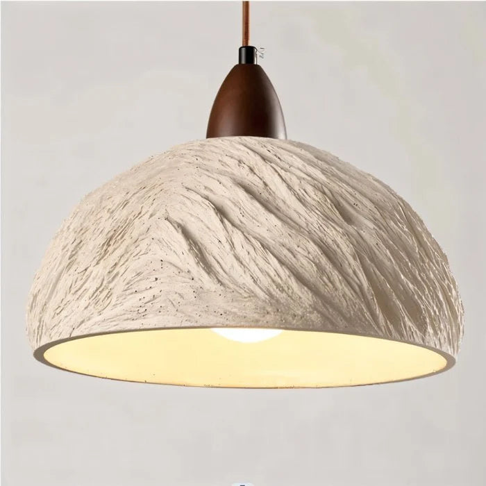 Japandi Fluted Ceramic Pendant Light – Belmo