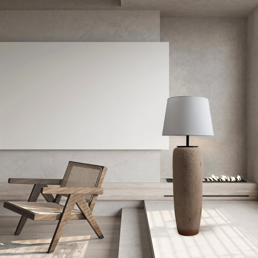 Japandi Minimalist Arched Metal Floor Lamp – Bitqu