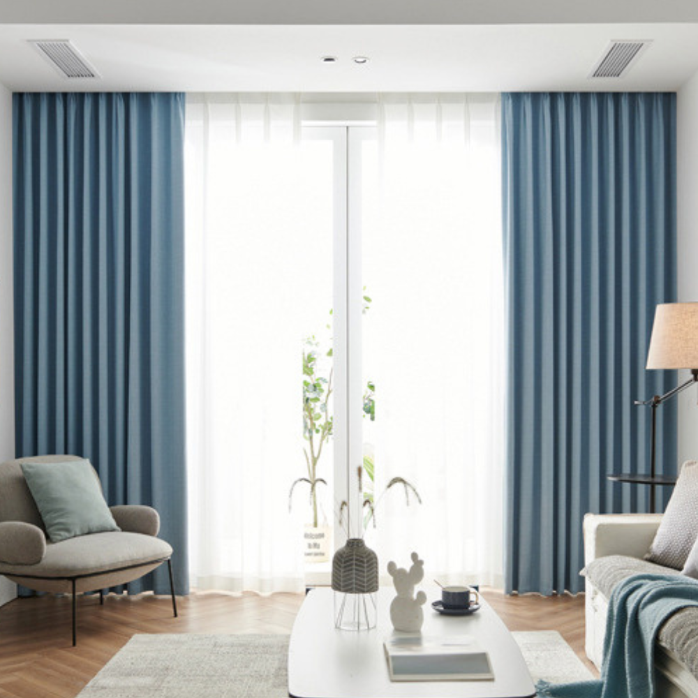 Blue Haze Japandi Curtain | Japandistore®